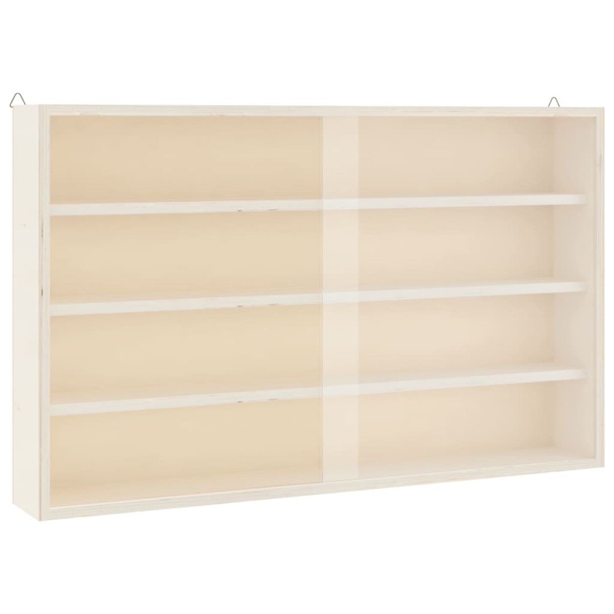 vidaXL Ξύλινη Βιτρίνα Συλλεκτών με Πόρτες 60x8,5x37 εκ.