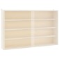 vidaXL Ξύλινη Βιτρίνα Συλλεκτών με Πόρτες 60x8,5x37 εκ.