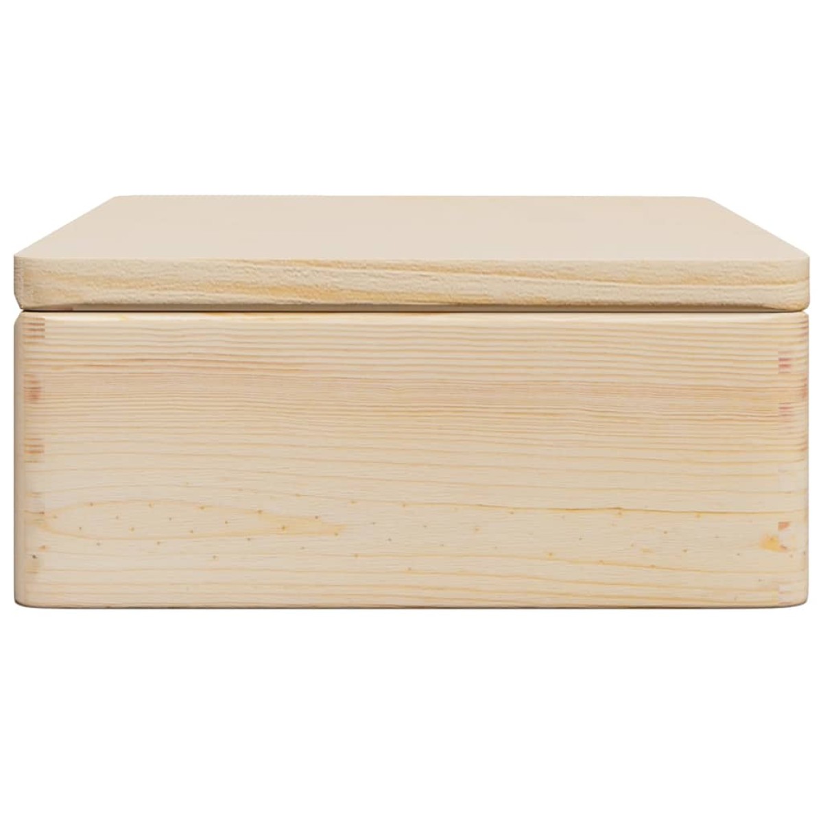vidaXL Ξύλινο κουτί με καπάκι 40x30x13 cm από μασίφ ξύλο πεύκο