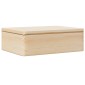 vidaXL Ξύλινο κουτί με καπάκι 40x30x13 cm από μασίφ ξύλο πεύκο