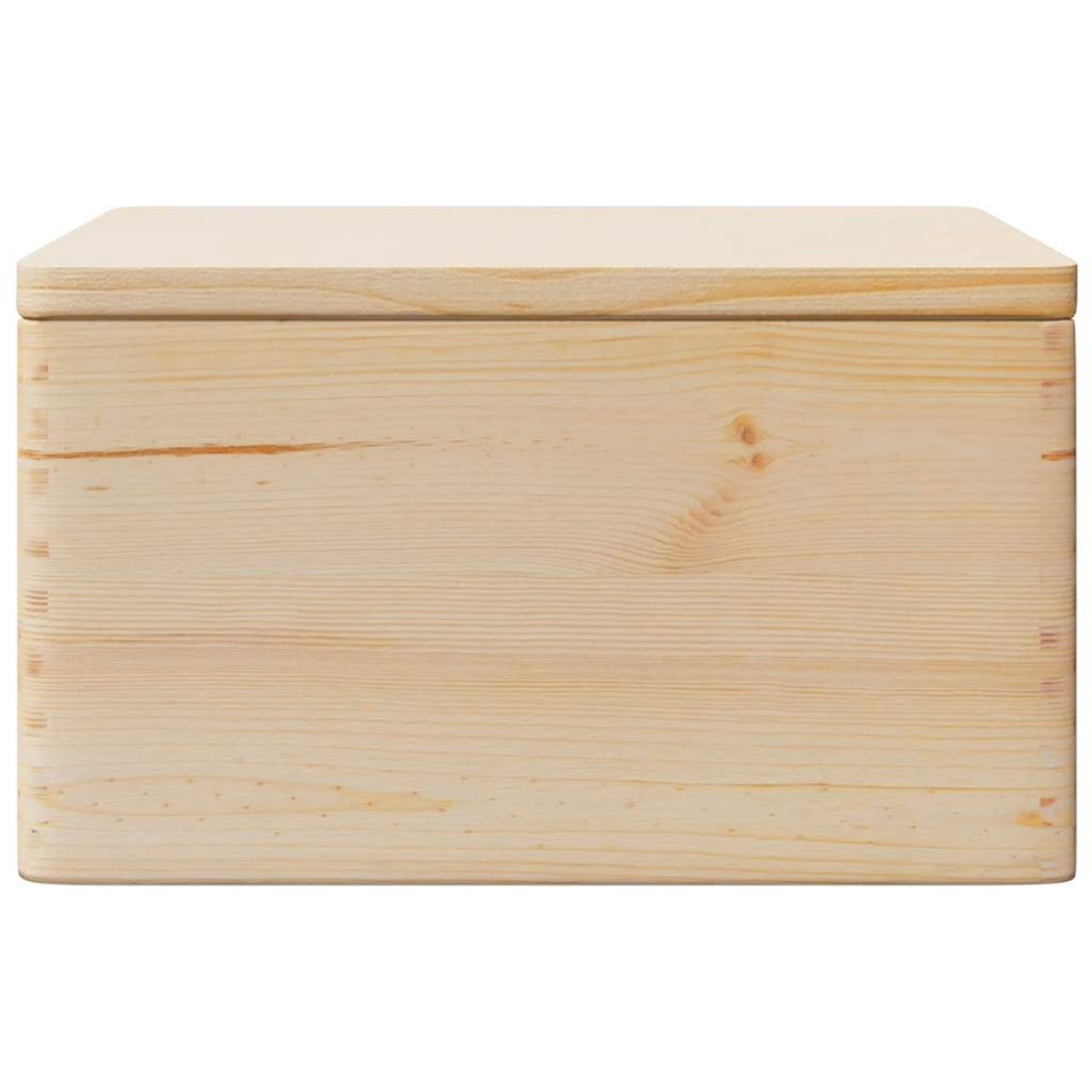 vidaXL Ξύλινο κουτί με καπάκι 40x30x23 cm από μασίφ ξύλο πεύκο