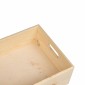 vidaXL Ξύλινο κουτί με λαβές 40x30x13 cm από μασίφ ξύλο πεύκο
