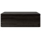 vidaXL Ξύλινο κουτί με καπάκι Μαύρο 40x30x13 cm από μασίφ ξύλο πεύκο