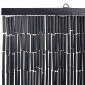 vidaXL Έντομο κουρτίνα πόρτας Σκούρο γκρι 90x220 cm Μπαμπού