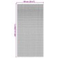 vidaXL Έντομο κουρτίνα πόρτας Σκούρο γκρι 90x220 cm Μπαμπού