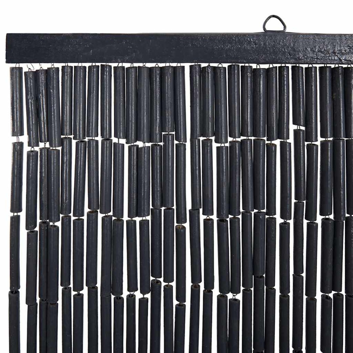vidaXL Έντομο κουρτίνα πόρτας Σκούρο γκρι 100x200 cm Μπαμπού