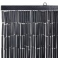 vidaXL Έντομο κουρτίνα πόρτας Σκούρο γκρι 100x200 cm Μπαμπού