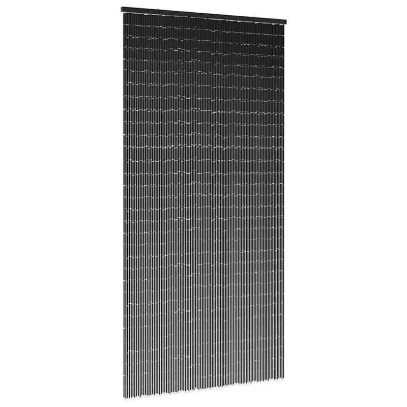 vidaXL Έντομο κουρτίνα πόρτας Σκούρο γκρι 100x220 cm Μπαμπού