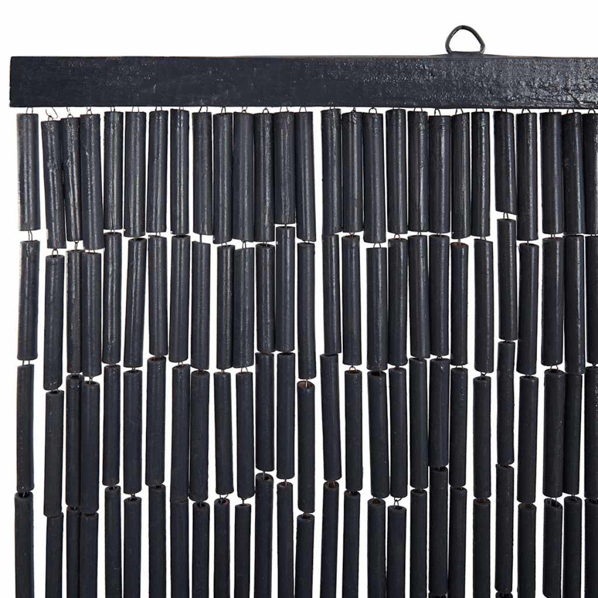 vidaXL Έντομο κουρτίνα πόρτας Σκούρο γκρι 120x220 cm Μπαμπού
