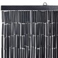 vidaXL Έντομο κουρτίνα πόρτας Σκούρο γκρι 120x220 cm Μπαμπού