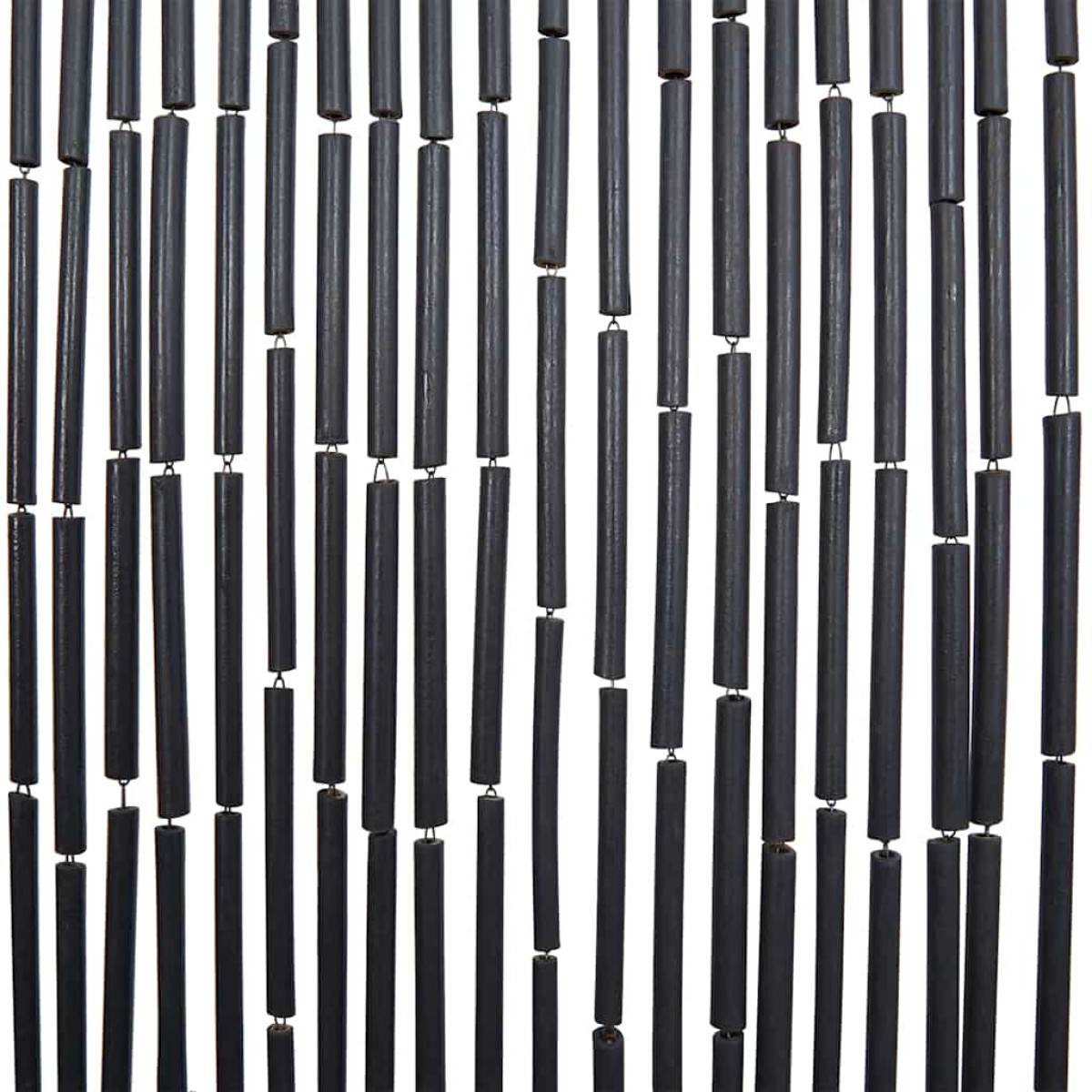 vidaXL Έντομο κουρτίνα πόρτας Σκούρο γκρι 120x220 cm Μπαμπού
