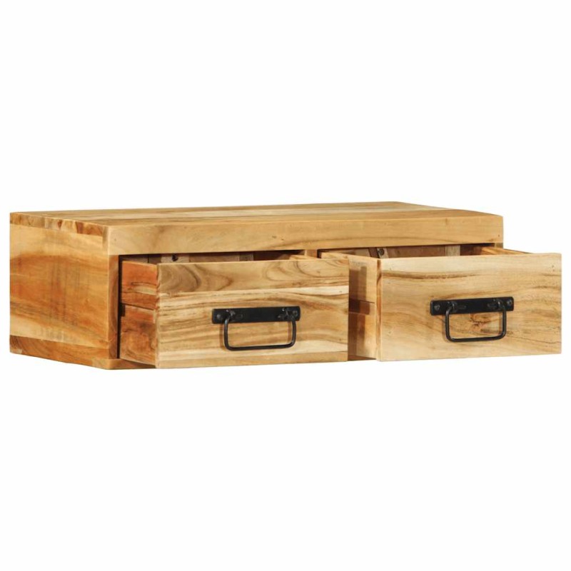 vidaXL Επίτοιχο ντουλάπι τηλεόρασης 60x30x19 cm Μασίφ ξύλο ακακίας
