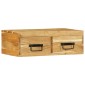 vidaXL Επίτοιχο ντουλάπι τηλεόρασης 60x30x19 cm Μασίφ ξύλο ακακίας