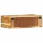 vidaXL Επίτοιχο ντουλάπι τηλεόρασης 60x30x19 cm Μασίφ ξύλο ακακίας