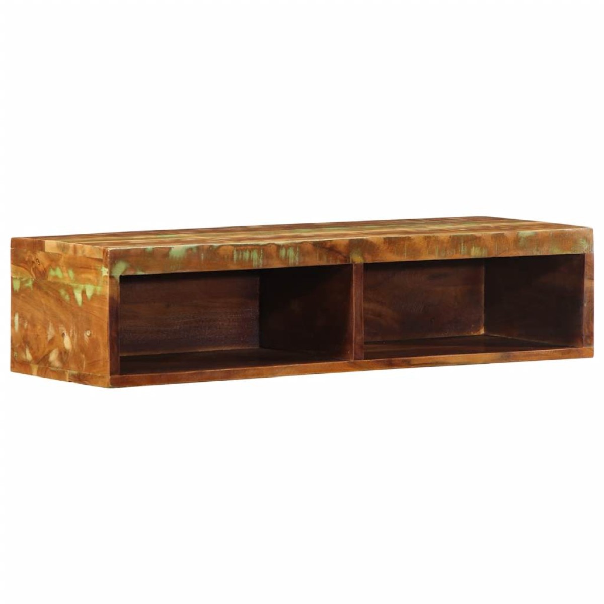 vidaXL Επίτοιχο ντουλάπι τηλεόρασης 80x30x19cm Ξύλο μασίφ αναγεννημένο