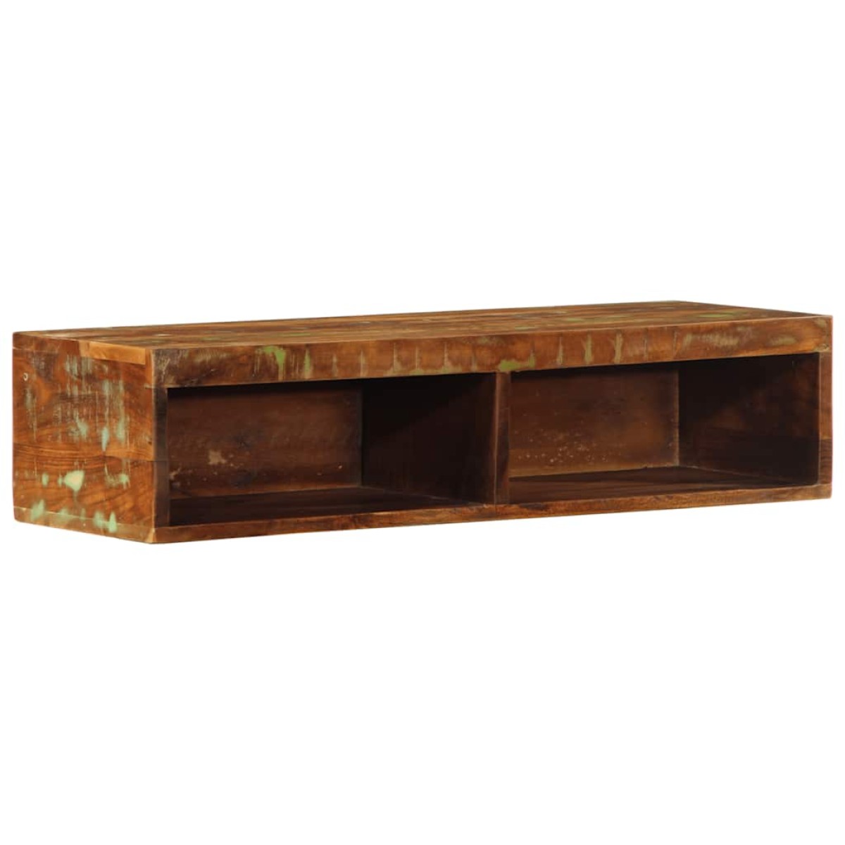 vidaXL Επίτοιχο ντουλάπι τηλεόρασης 80x30x19cm Ξύλο μασίφ αναγεννημένο