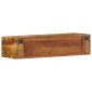 vidaXL Επίτοιχο ντουλάπι τηλεόρασης 80x30x19cm Ξύλο μασίφ αναγεννημένο