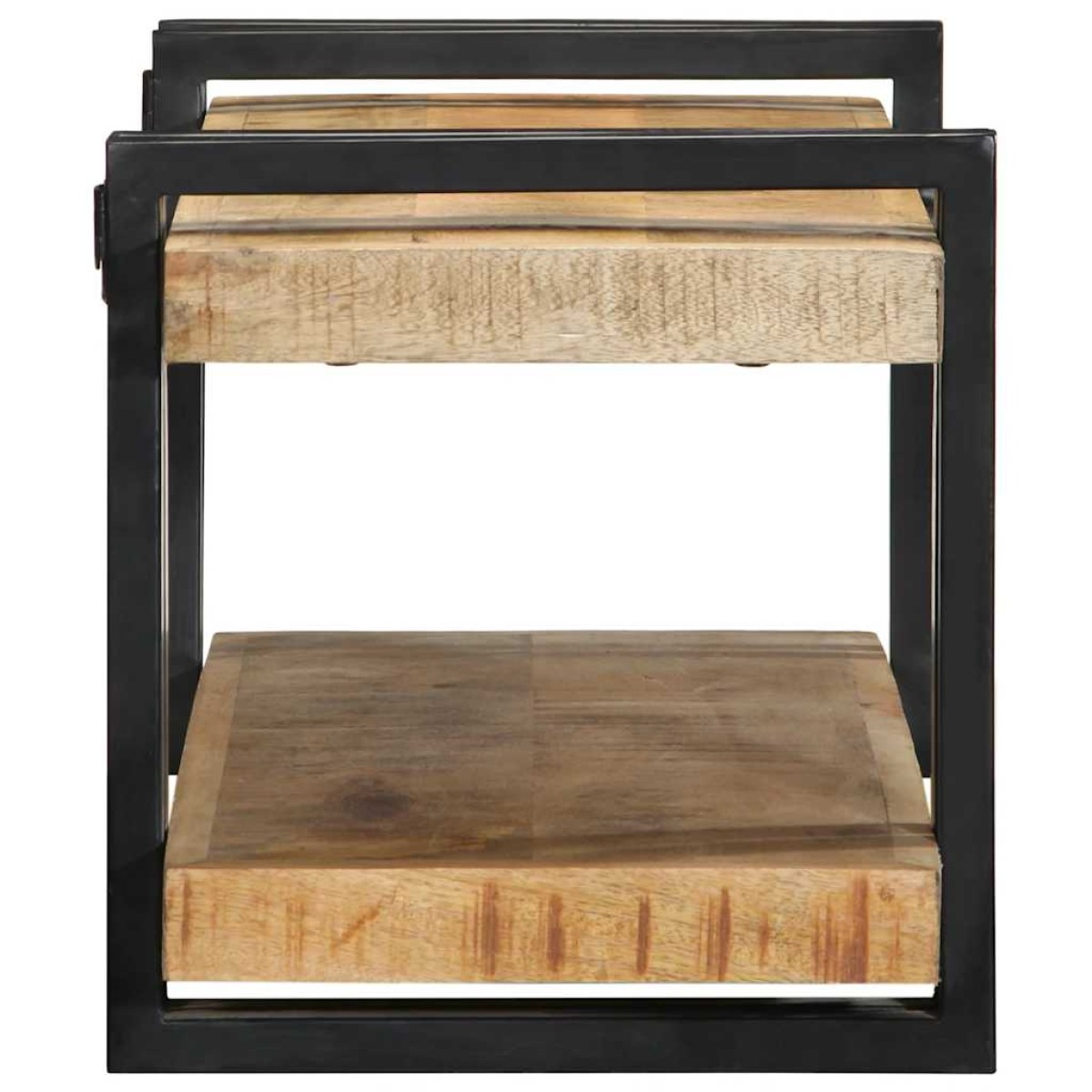 vidaXL Ράφι τοίχου 70x33x35 cm Στερεό ακατέργαστο ξύλο Mango