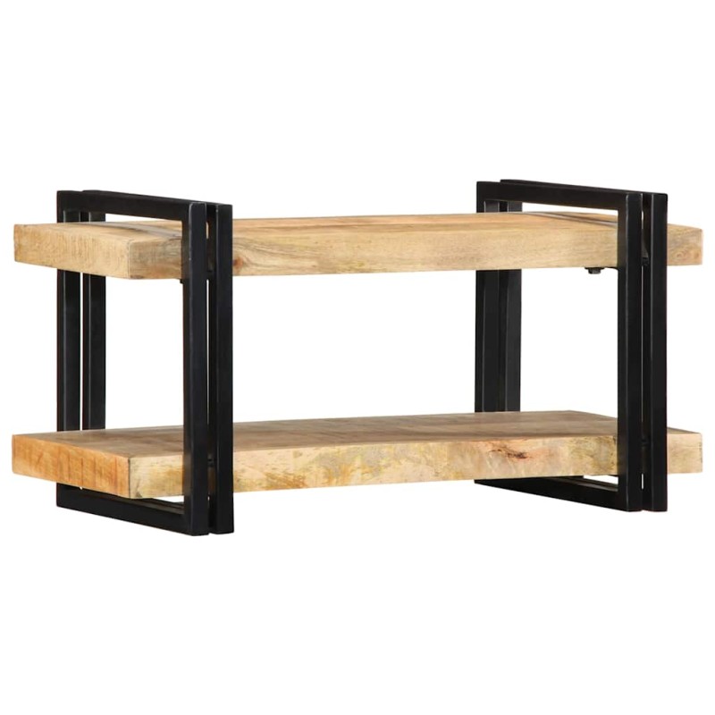 vidaXL Ράφι τοίχου 70x33x35 cm Στερεό ακατέργαστο ξύλο Mango