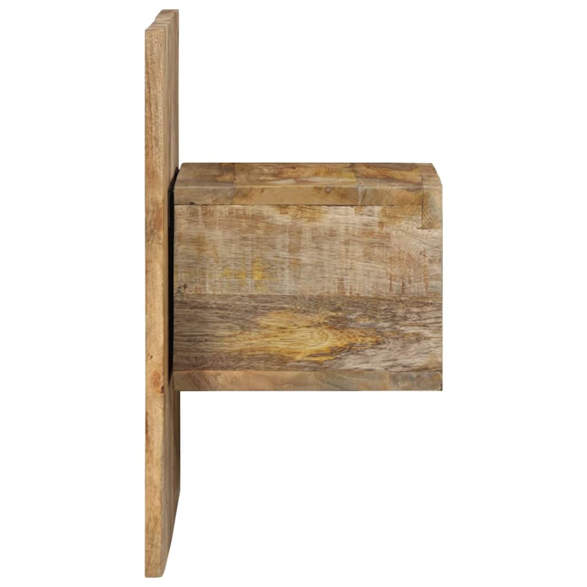 vidaXL Κομοδίνο 50x27x50 cm Στερεό ακατέργαστο ξύλο Μάνγκο