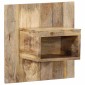 vidaXL Κομοδίνο 50x27x50 cm Στερεό ακατέργαστο ξύλο Μάνγκο