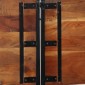 vidaXL Κεφαλάρι από Μασίφ Ξύλο 200 εκ. από Ανακυκλωμένο Ξύλο και Σίδηρο