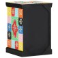 vidaXL Ντουλάπι με Συρτάρια Πολύχρωμο 40 x 40 x 60 cm
