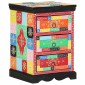 vidaXL Ντουλάπι με Συρτάρια Πολύχρωμο 40 x 40 x 60 cm