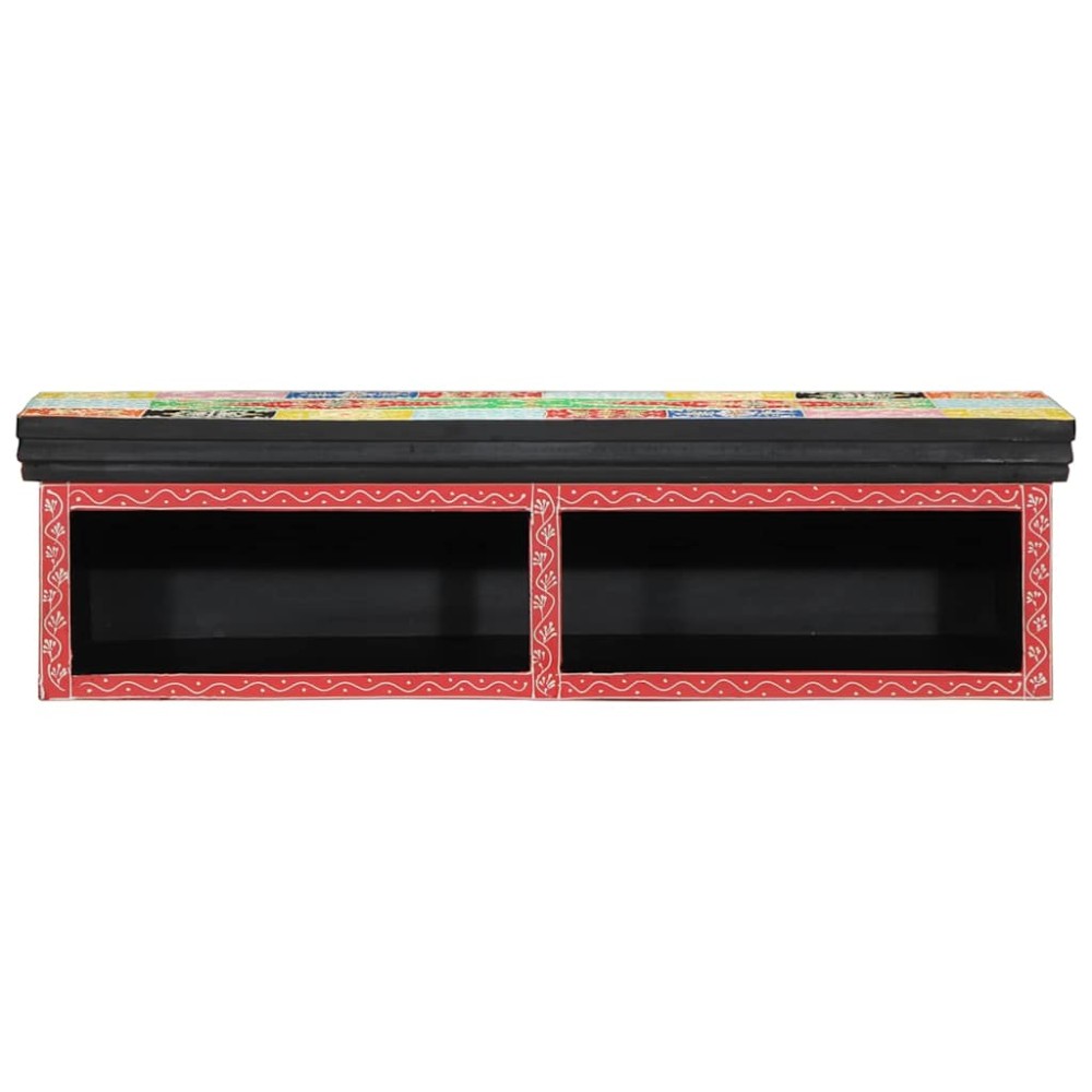 vidaXL Ντουλάπι TV Πολύχρωμο 80 x 30 x 22 εκ Επεξεργασμένο ξύλο