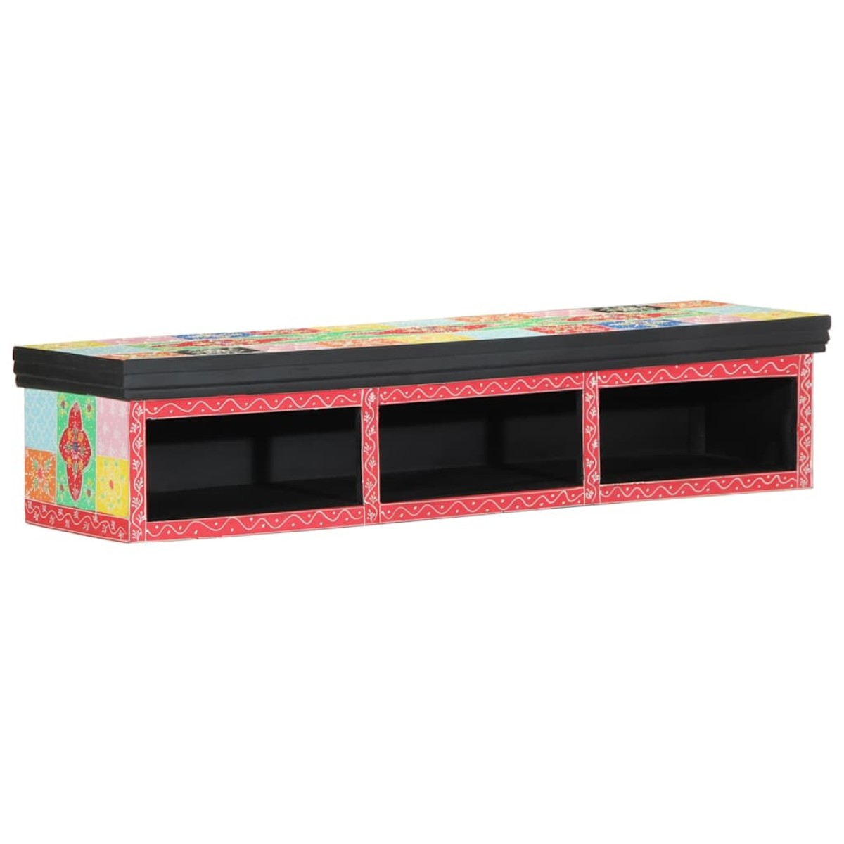 vidaXL Ντουλάπι TV Πολύχρωμο 100 x 30 x 22 εκ Επεξεργασμένο ξύλο