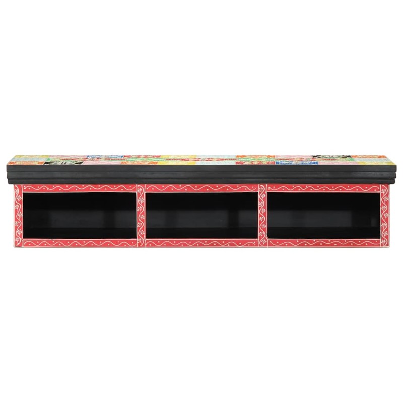 vidaXL Ντουλάπι TV Πολύχρωμο 100 x 30 x 22 εκ Επεξεργασμένο ξύλο