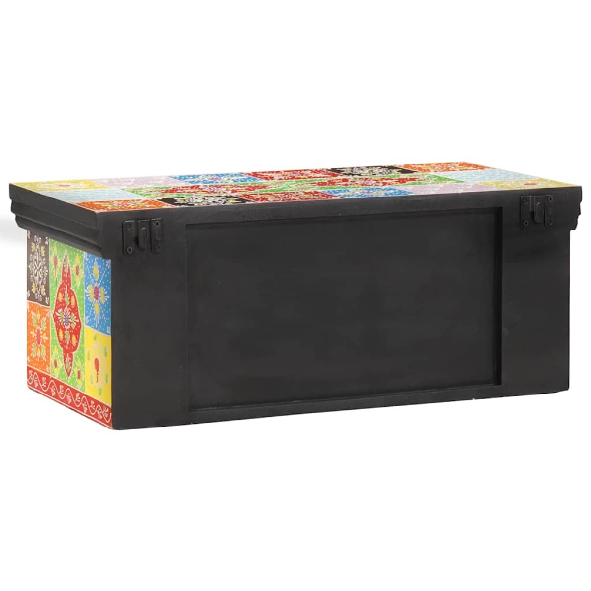 vidaXL Ντουλάπι TV Πολύχρωμο 60 x 30 x 24 εκ Μασίφ ξύλο μάνγκο