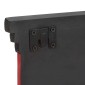 vidaXL Κρεμάστρα Μαύρο 80 x 25 x 2 cm Στερεό ξύλο μάνγκο