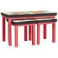 vidaXL End Table 2 τμχ. Πολύχρωμο 90 x 40 x 50 cm