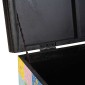 vidaXL Κουτί αποθήκευσης Πολύχρωμο 60 x 40 x 40 εκ. Μασίφ ξύλο μάνγκο