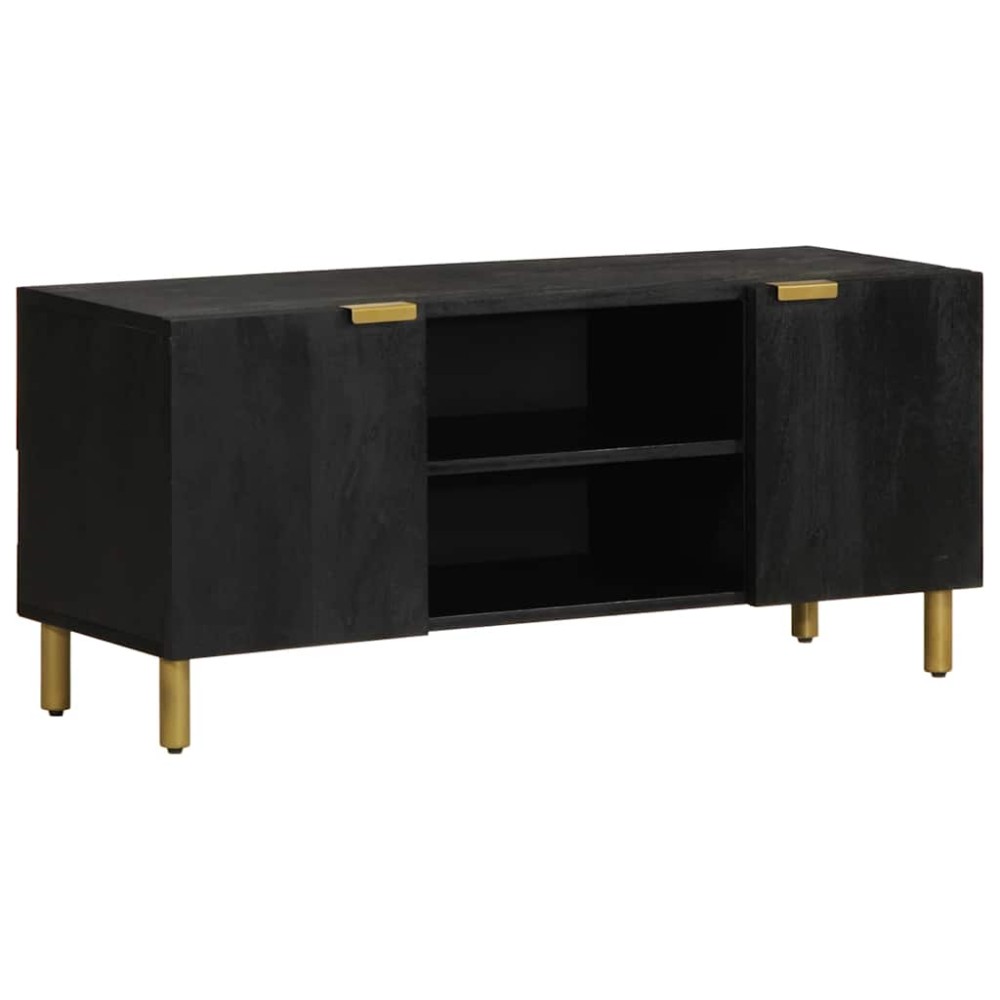 vidaXL Έπιπλο Τηλεόρασης Μαύρο 105 x 33 x 46 εκ. Επεξεργασμένο Ξύλο
