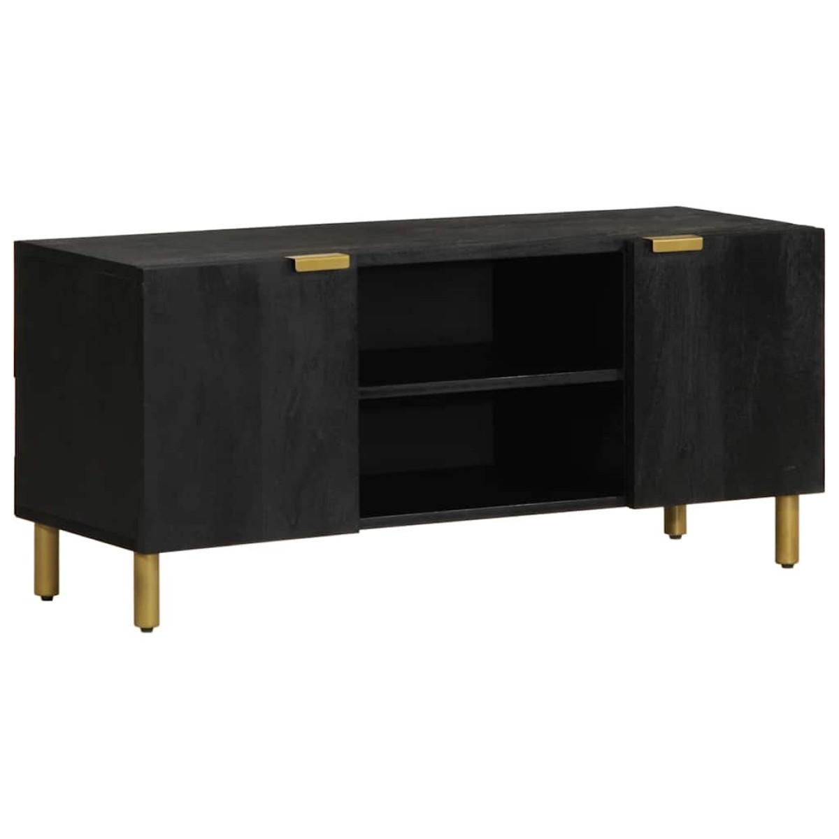 vidaXL Έπιπλο Τηλεόρασης Μαύρο 105 x 33 x 46 εκ. Επεξεργασμένο Ξύλο