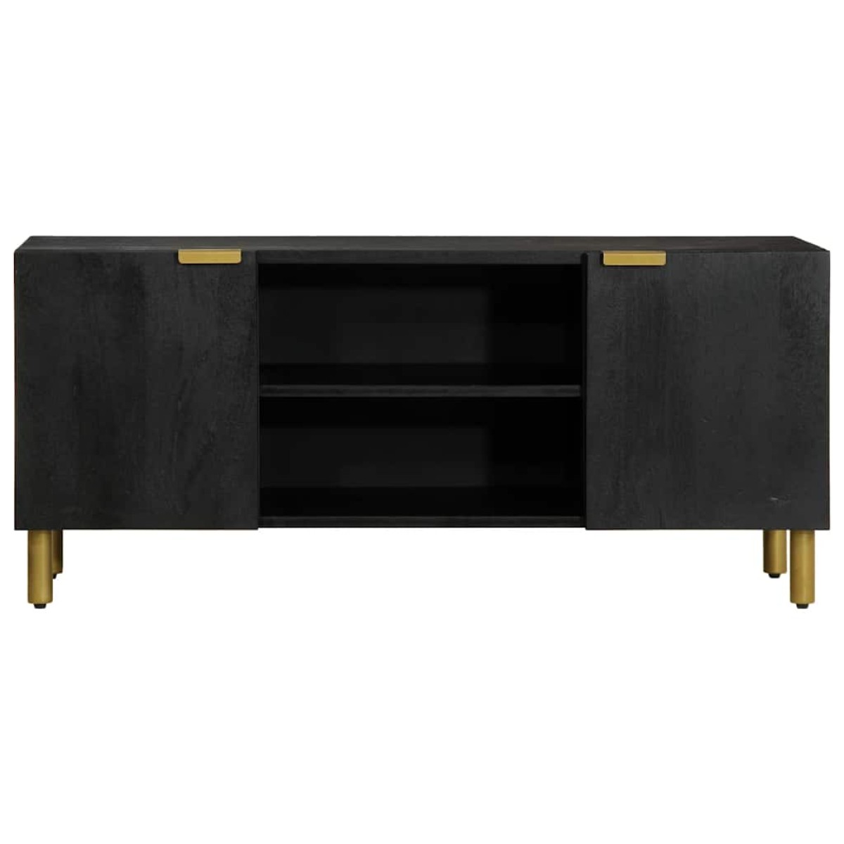 vidaXL Έπιπλο Τηλεόρασης Μαύρο 105 x 33 x 46 εκ. Επεξεργασμένο Ξύλο