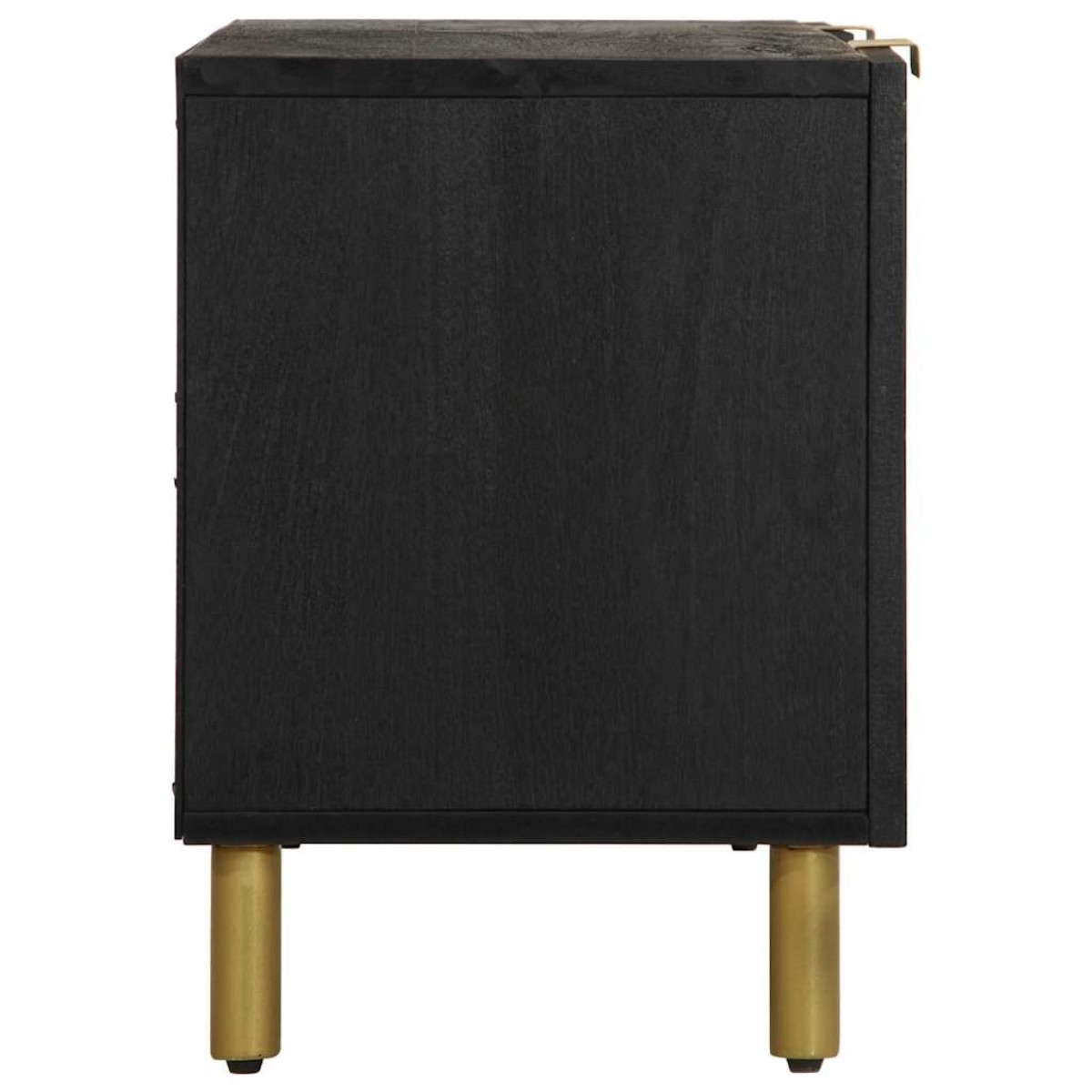 vidaXL Έπιπλο Τηλεόρασης Μαύρο 105 x 33 x 46 εκ. Επεξεργασμένο Ξύλο
