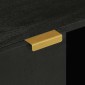 vidaXL Έπιπλο Τηλεόρασης Μαύρο 105 x 33 x 46 εκ. Επεξεργασμένο Ξύλο