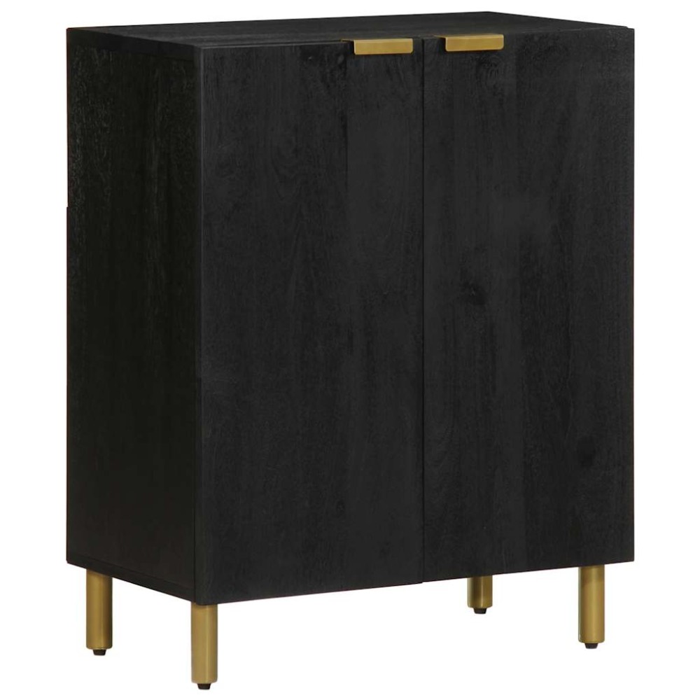 vidaXL Μπουφές Μαύρος 60x33x75 εκ. από Επεξεργασμένο Ξύλο