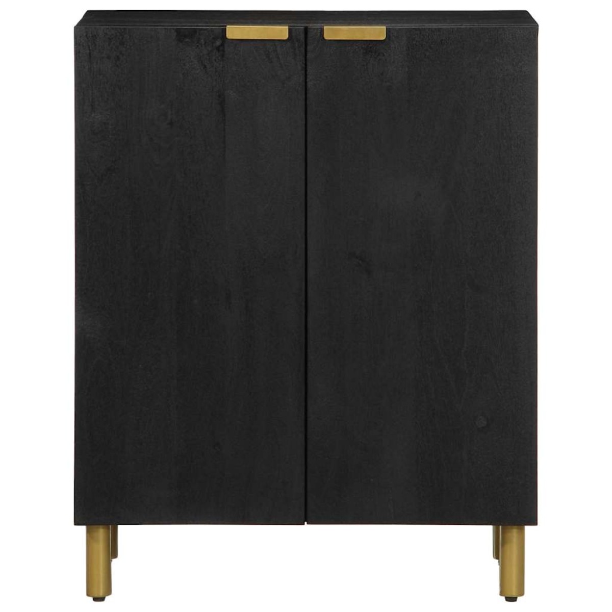 vidaXL Μπουφές Μαύρος 60x33x75 εκ. από Επεξεργασμένο Ξύλο