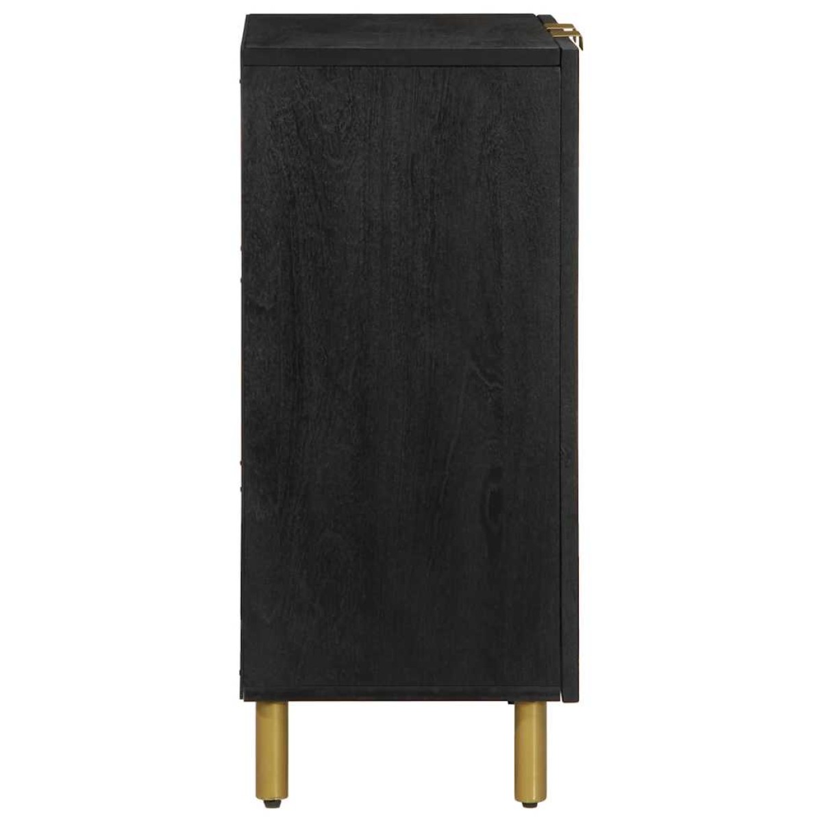 vidaXL Μπουφές Μαύρος 60x33x75 εκ. από Επεξεργασμένο Ξύλο
