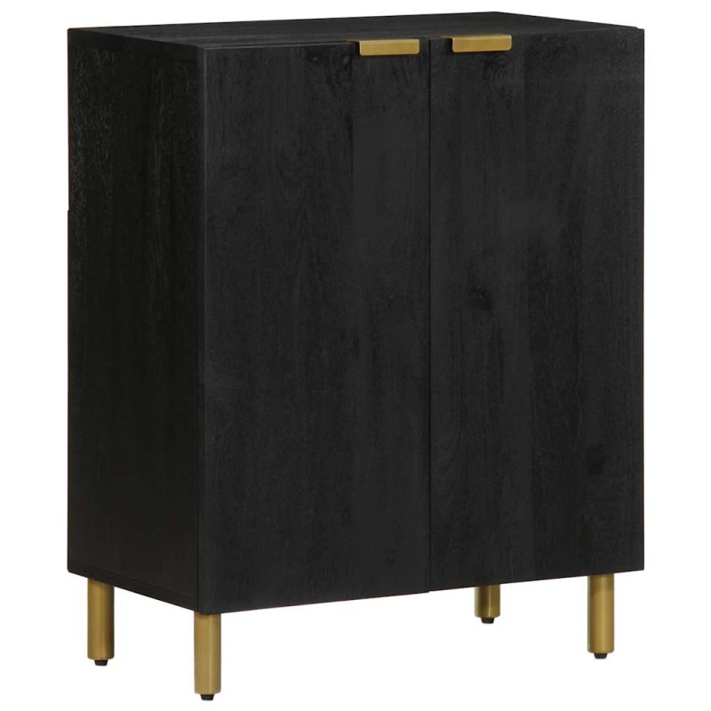 vidaXL Μπουφές Μαύρος 60x33x75 εκ. από Επεξεργασμένο Ξύλο