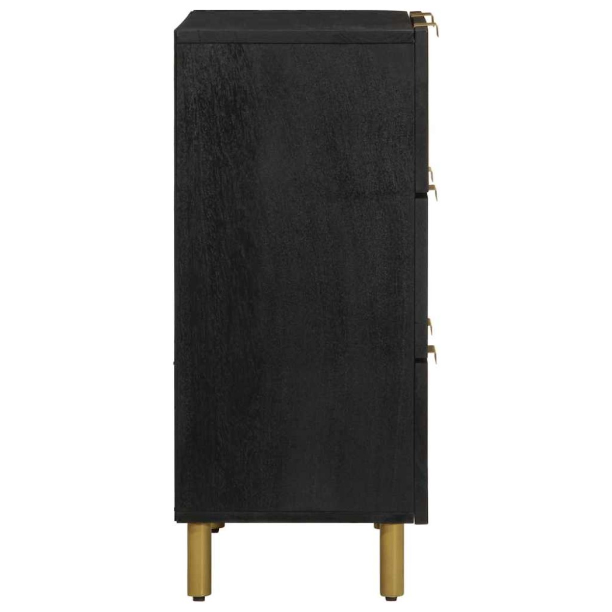 vidaXL Μπουφές Μαύρος 60x33x75 εκ. από Επεξεργασμένο Ξύλο