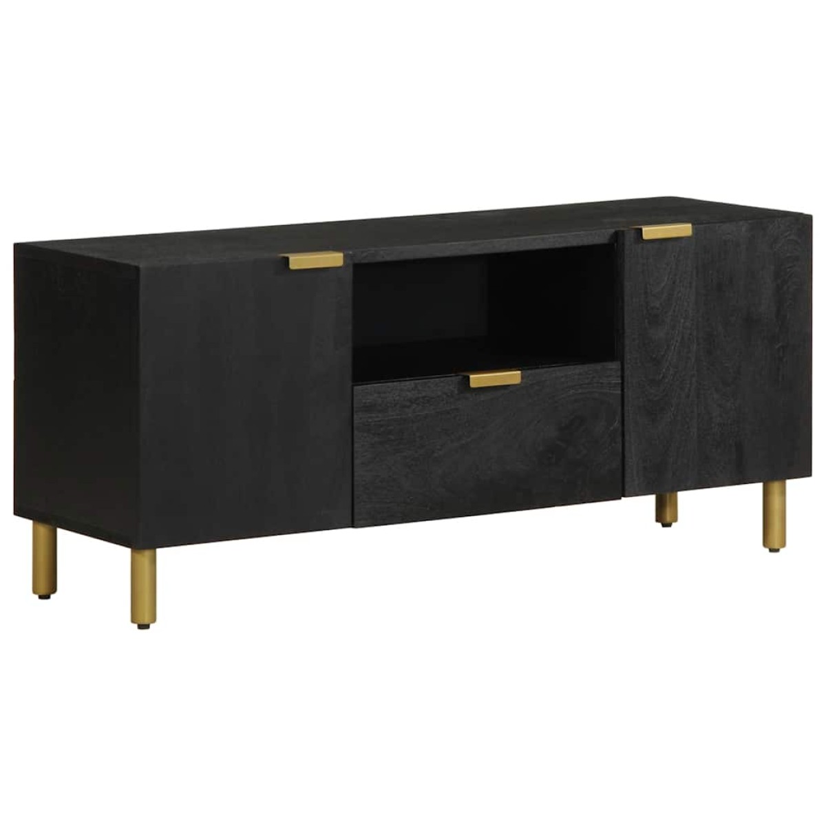 vidaXL Έπιπλο Τηλεόρασης Μαύρο 105x33x46 εκ. από Επεξεργασμένο Ξύλο