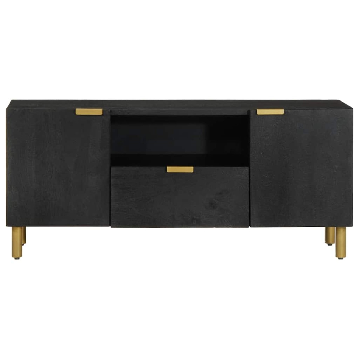 vidaXL Έπιπλο Τηλεόρασης Μαύρο 105x33x46 εκ. από Επεξεργασμένο Ξύλο