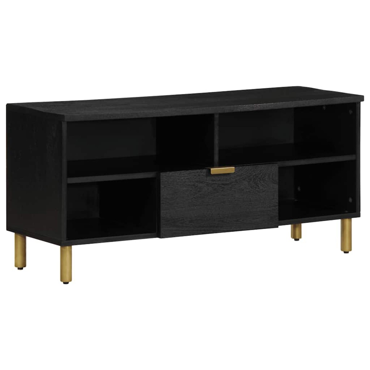 vidaXL Έπιπλο Τηλεόρασης Μαύρο 100x33x46 εκ. από Επεξεργασμένο Ξύλο