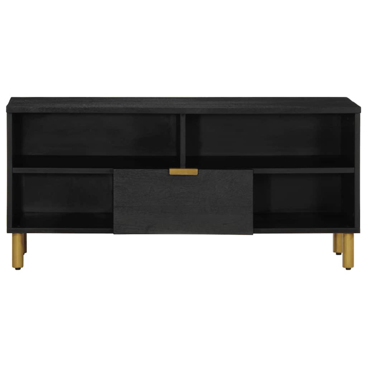 vidaXL Έπιπλο Τηλεόρασης Μαύρο 100x33x46 εκ. από Επεξεργασμένο Ξύλο