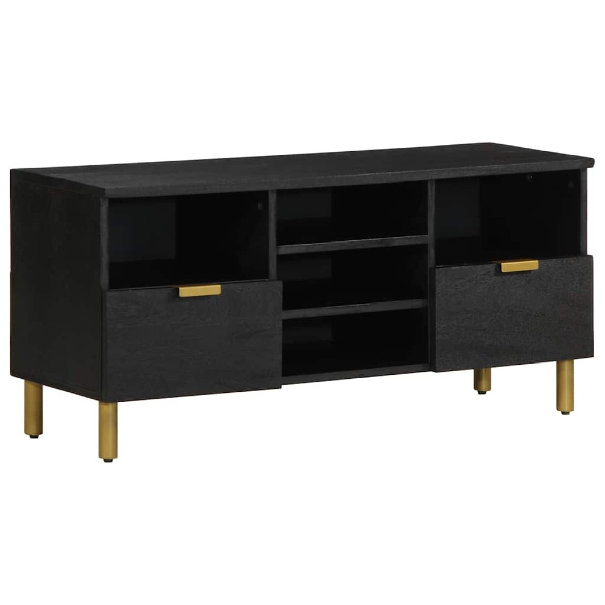 vidaXL Έπιπλο Τηλεόρασης Μαύρο 100x33x46 εκ. από Επεξεργασμένο Ξύλο